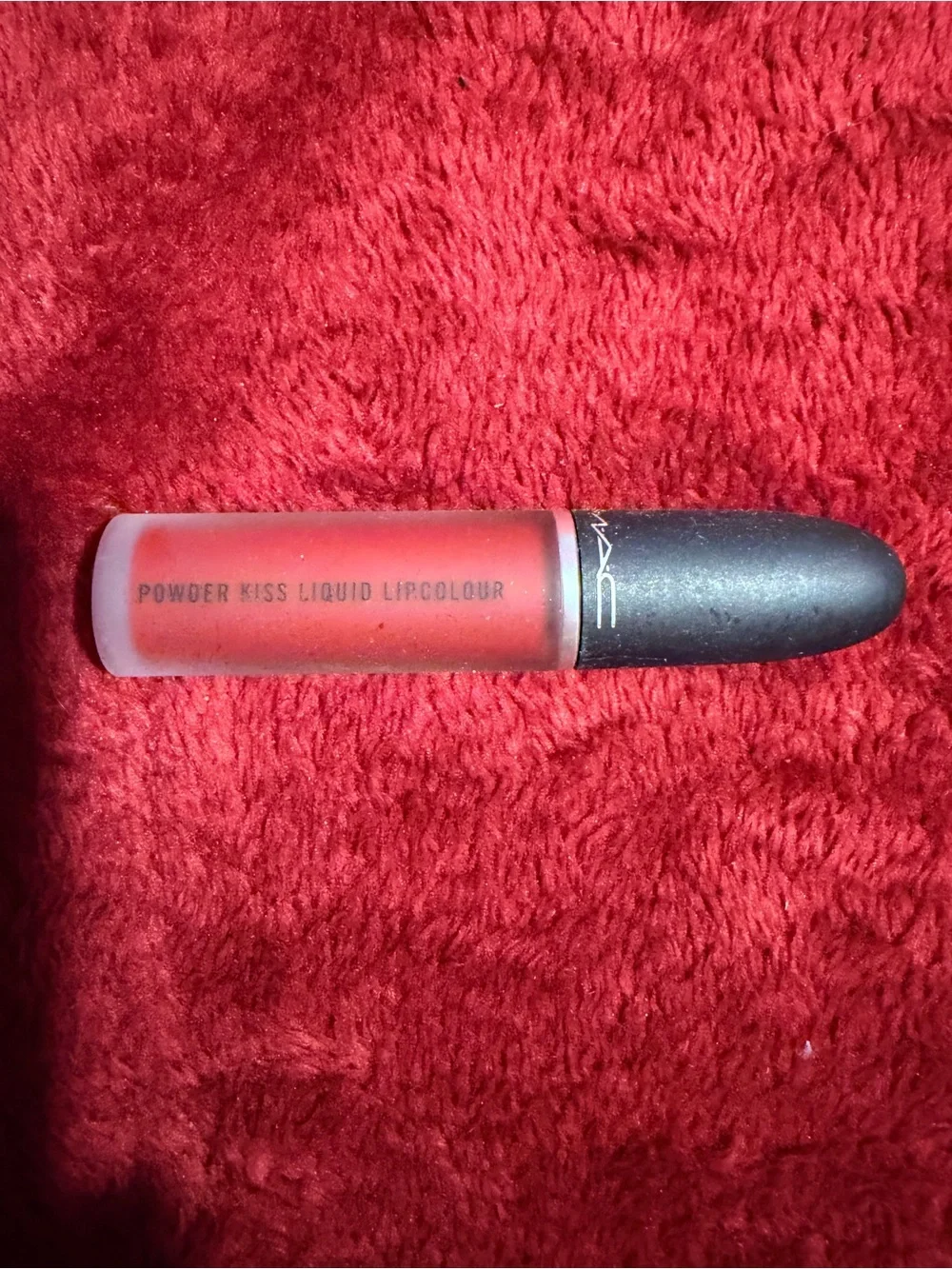 MAC Cosmetics Powder Kiss Liquid Lipcolour - Vibrant Red